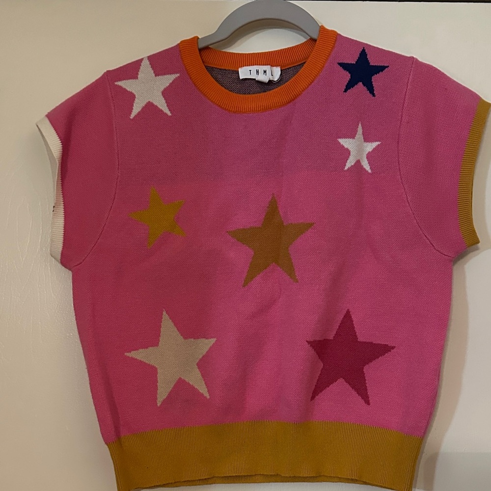 THML Colorful Star Pattern Sweater